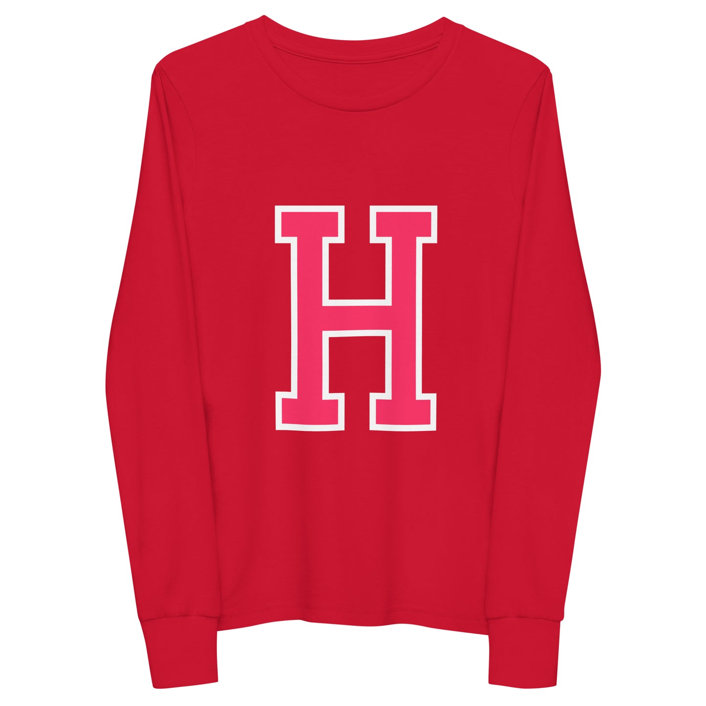 H - Sustainably Made Kids Long Sleeve T-shirt