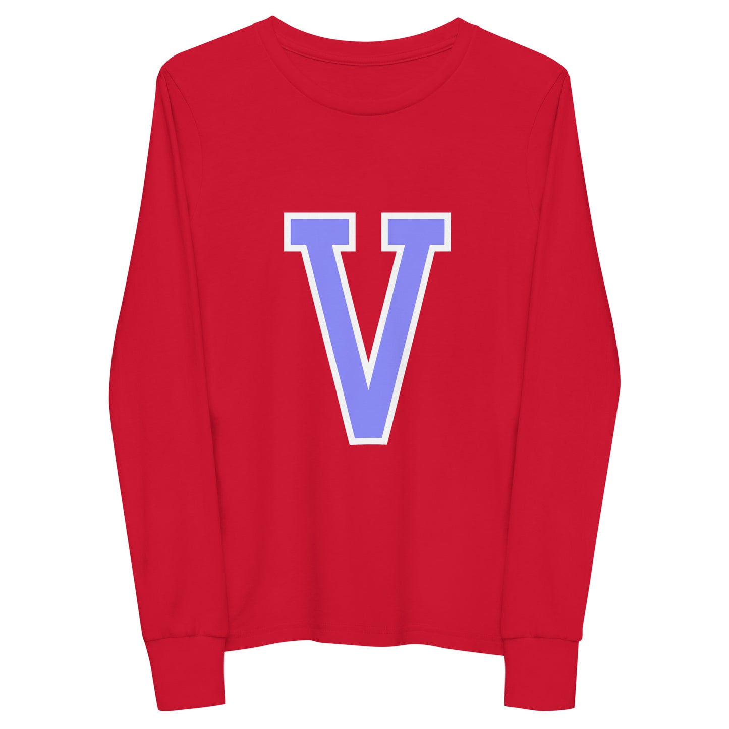 V - Sustainably Made Kids Long Sleeve T-shirt