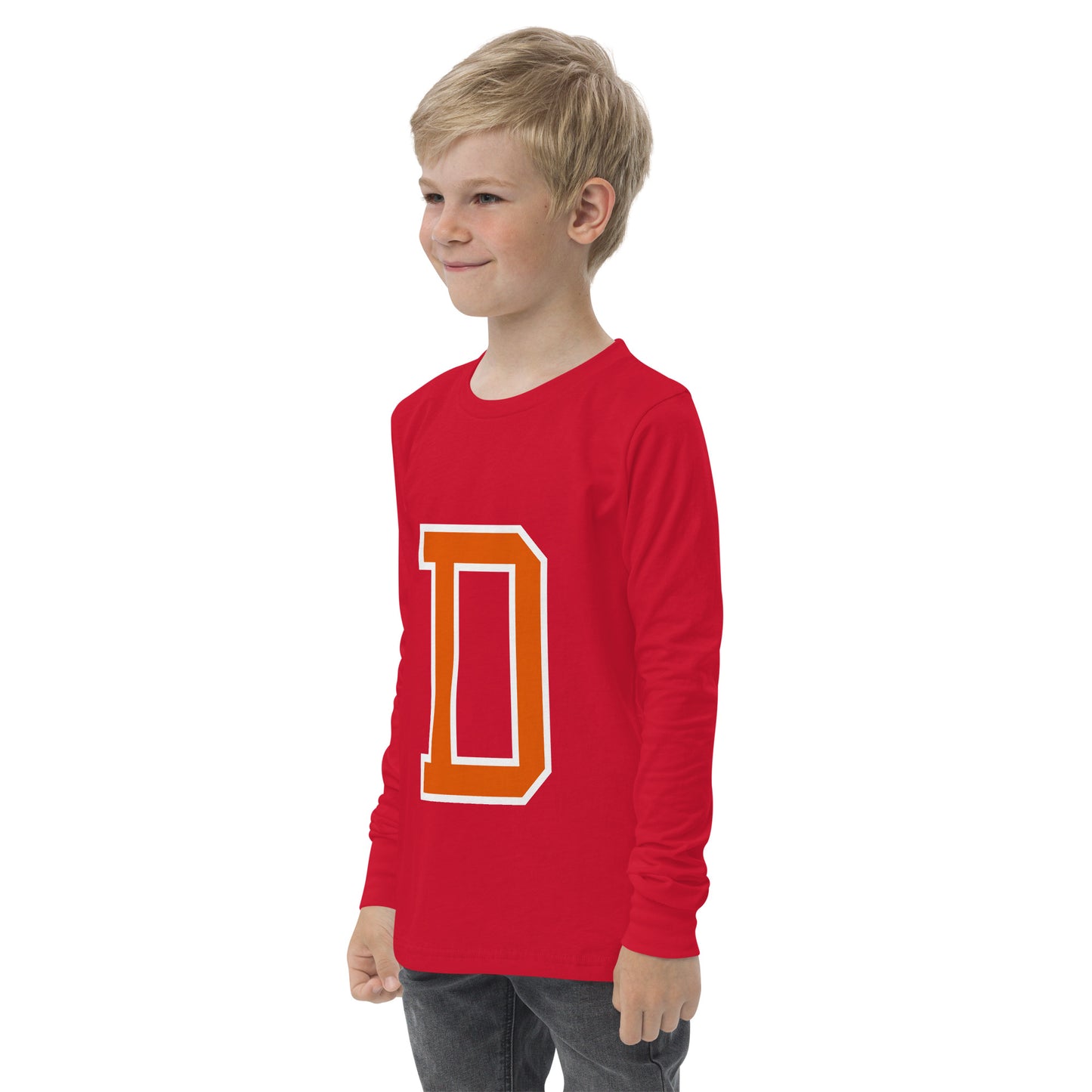 D - Sustainably Made Kids Long Sleeve T-shirt