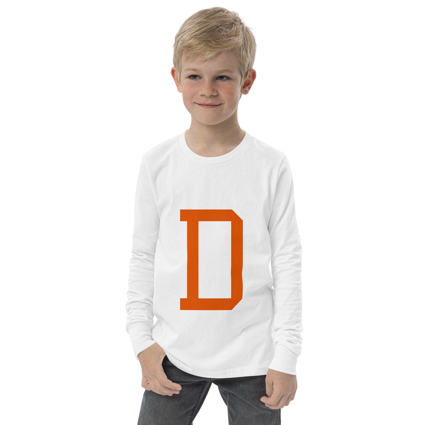D - Sustainably Made Kids Long Sleeve T-shirt