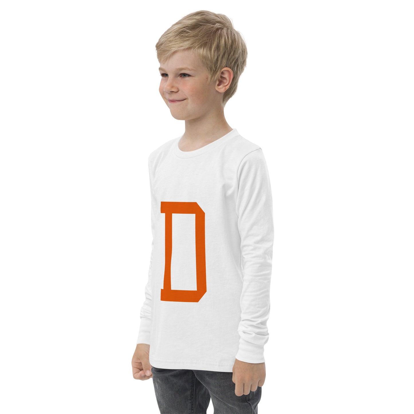 D - Sustainably Made Kids Long Sleeve T-shirt