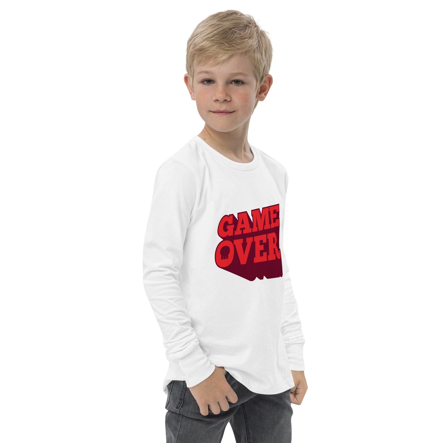 Game Over - Sustainably Made Kids Long Sleeve T-shirt