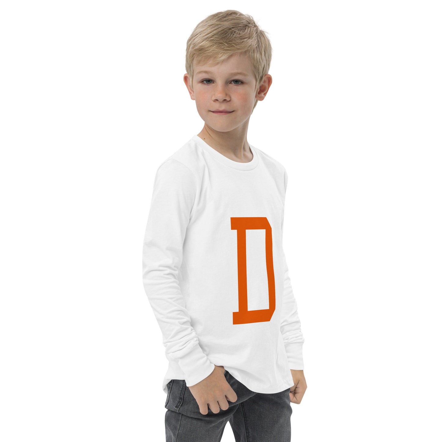 D - Sustainably Made Kids Long Sleeve T-shirt