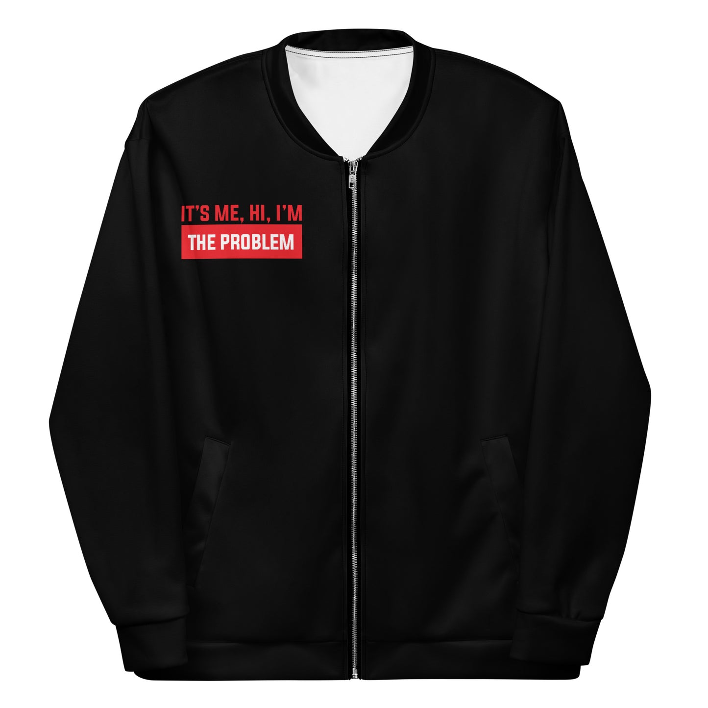 The Problem basic Taylor inspired sustainably made bomber jacket