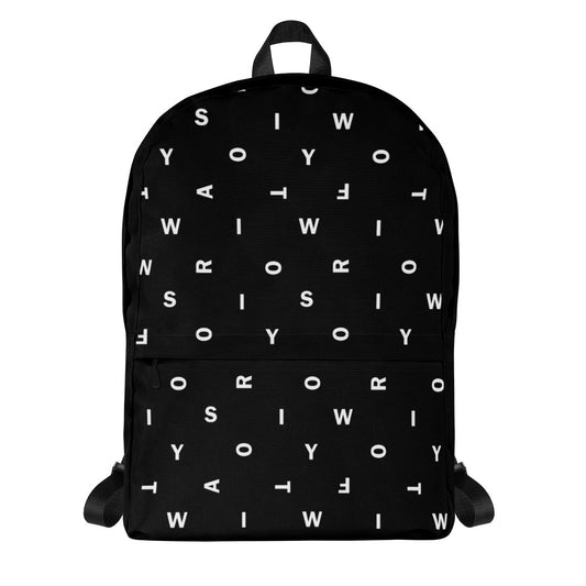 Letter Black - Inspired By Taylor Swift - Sustainably Made Backpack