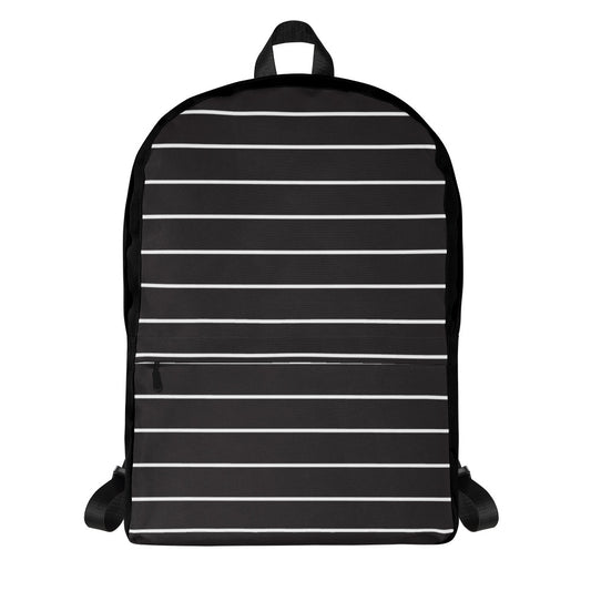 Black Stripes - Inspired By Taylor Swift - Sustainably Made Backpack