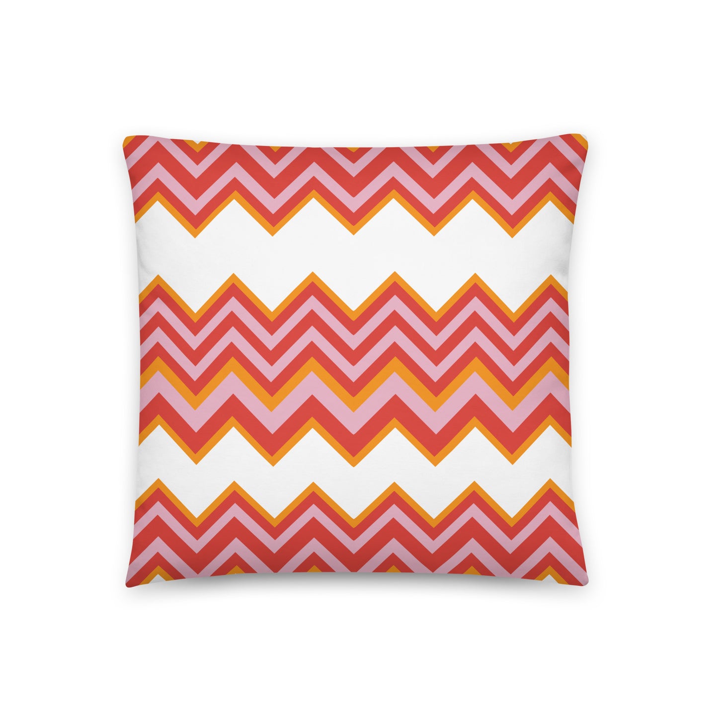 Retro Zigzag - Inspired By Taylor Swift - Sustainably Made Basic Pillow