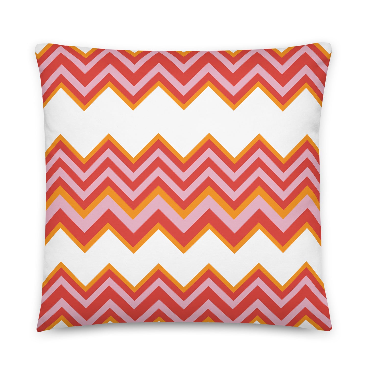 Retro Zigzag - Inspired By Taylor Swift - Sustainably Made Basic Pillow