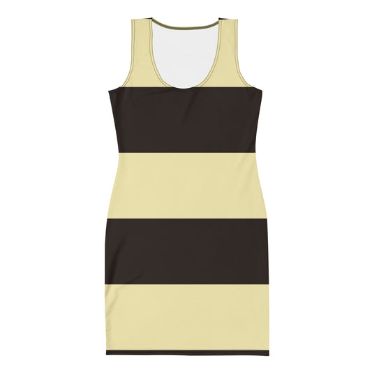 Black Gold Stripes - Inspired By Taylor Swift - Sustainably Made Dress