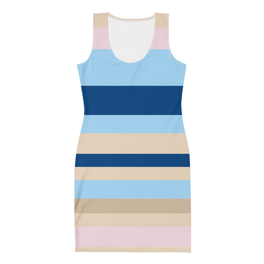 Stripes Multi Color - Inspired By Zendaya - Sustainably Made dress