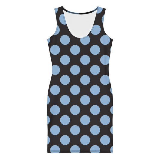 Blue Polkadot - Inspired By Harry Styles - Sustainably Made Dress