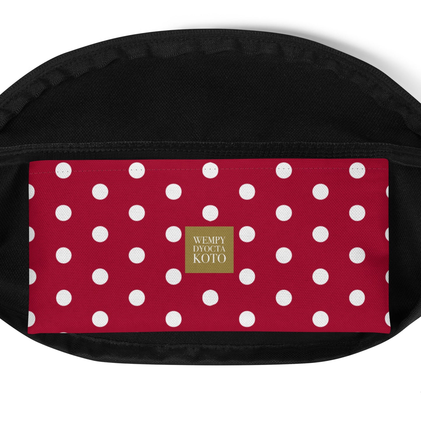 Maroon Polka Dot - Inspired By Taylor Swift - Sustainably Made Fanny Pack