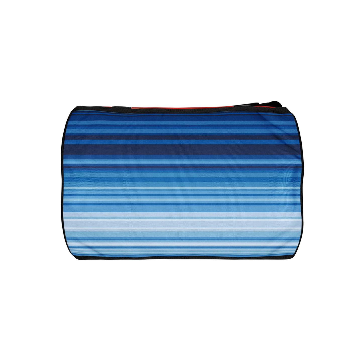 Climate Change Global Warming Stripes - Sustainably Made gym bag