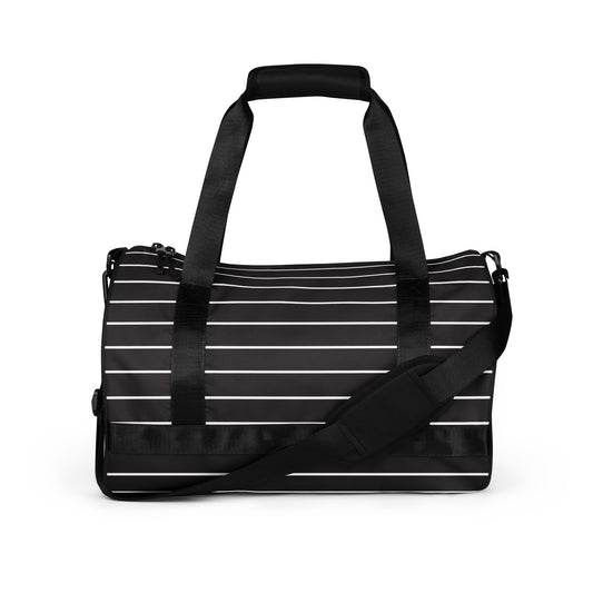 Black Stripes - Inspired By Taylor Swift - Sustainably Made gym bag