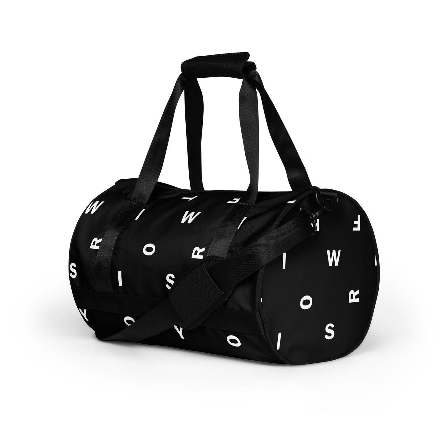 Letter Black - Inspired By Taylor Swift - Sustainably Made gym bag