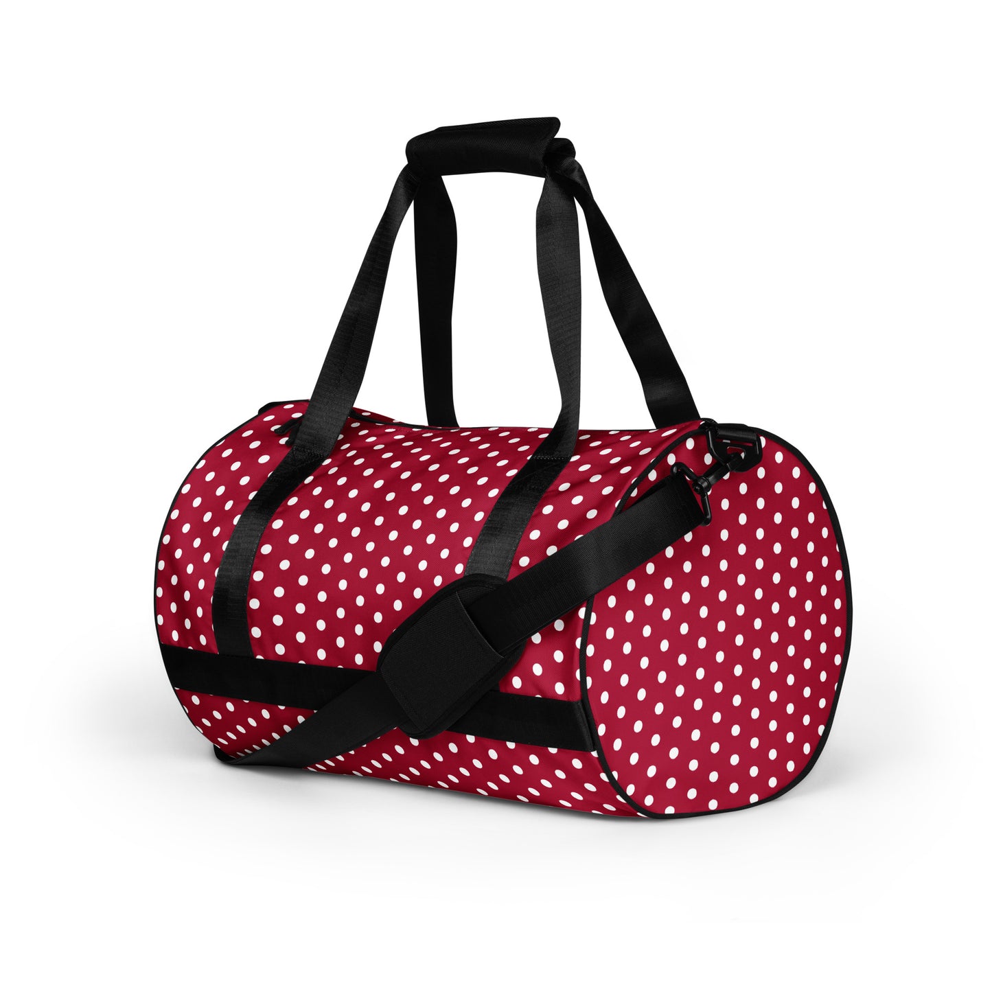Maroon Polka Dot - Inspired By Taylor Swift - Sustainably Made gym bag