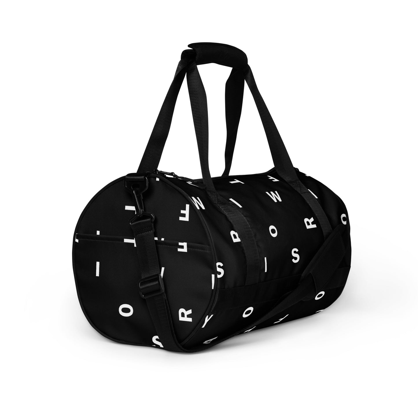 Letter Black - Inspired By Taylor Swift - Sustainably Made gym bag