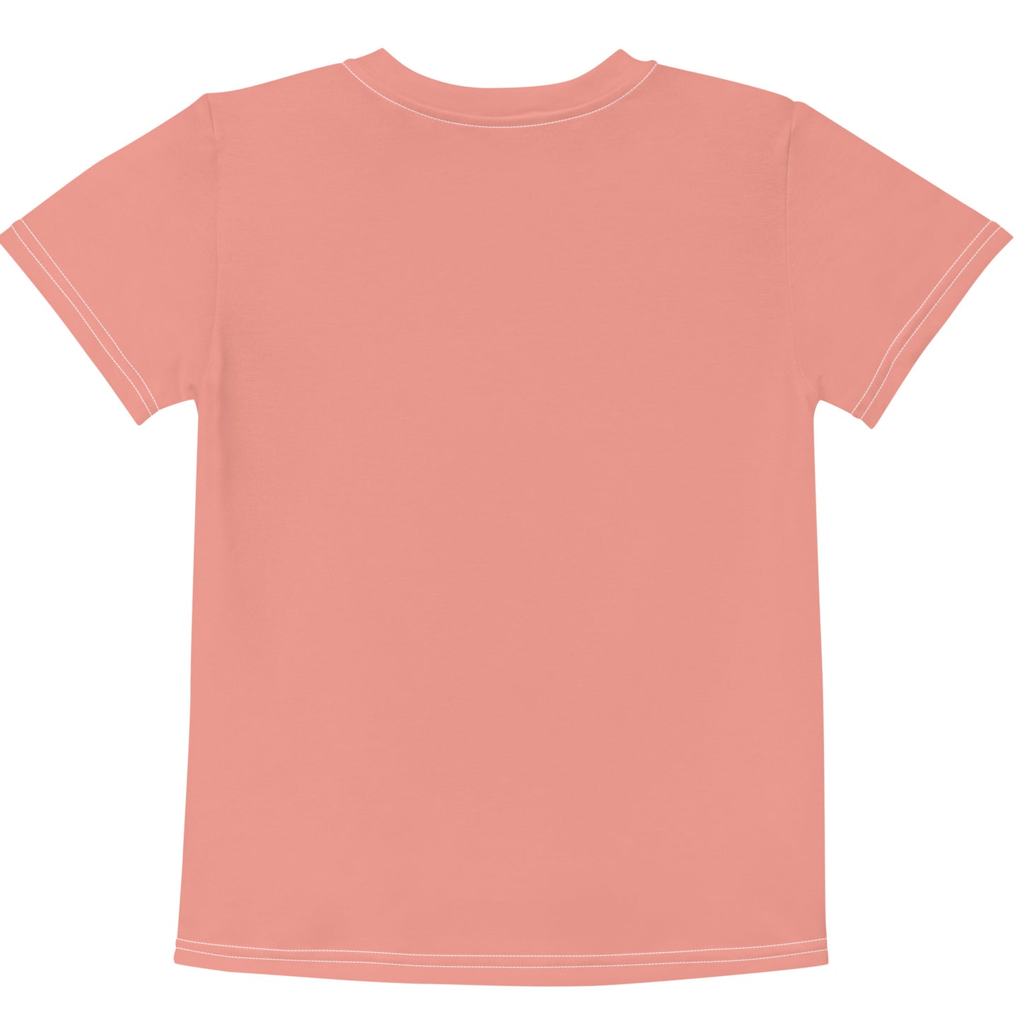 Coral Pink Climate Change Global Warming Statement - Sustainably Made Kids crew neck t-shirt