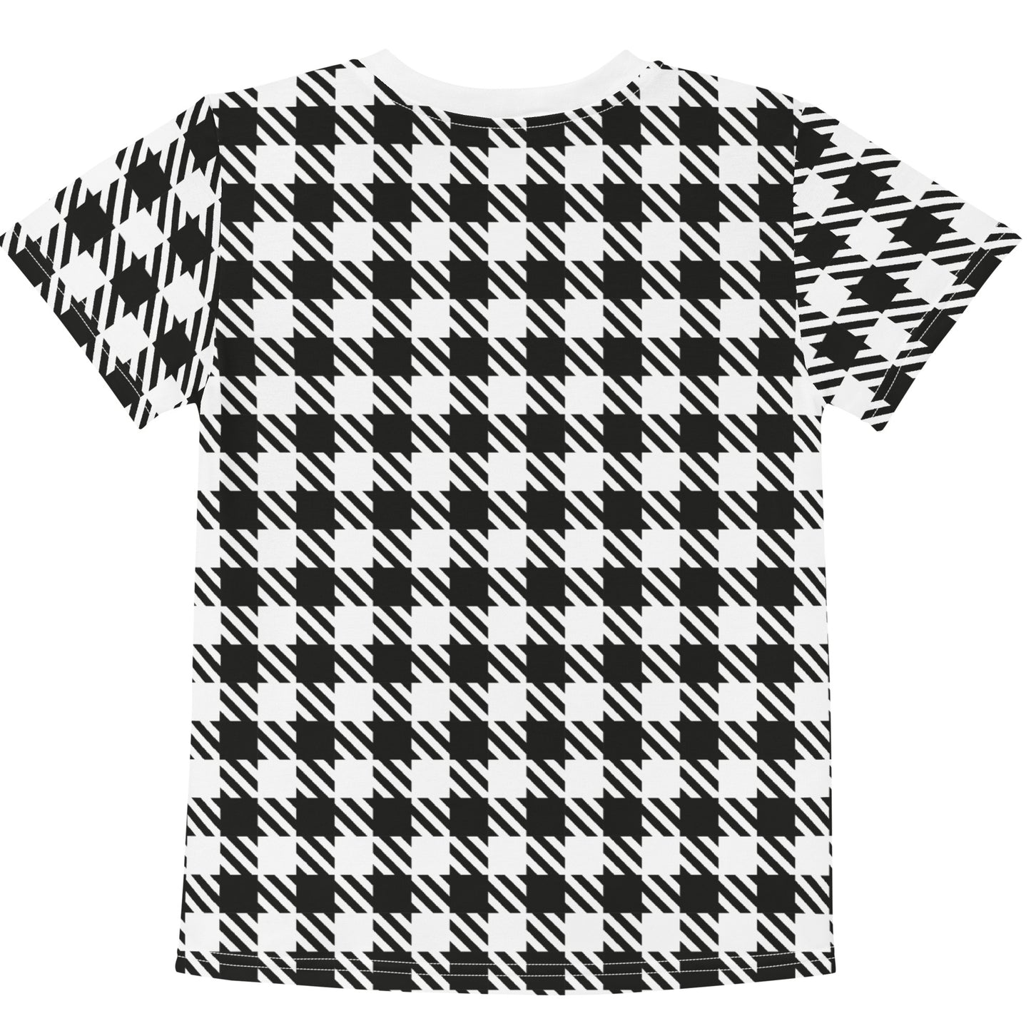 Royal Check - Inspired By Selena Gomez - Sustainably Made Kids crew neck t-shirt