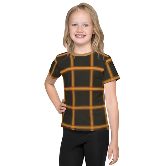 Classic Tartan - Inspired By Taylor Swift - Sustainably Made Kids crew neck t-shirt