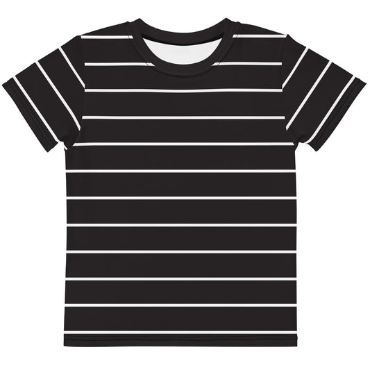 Black Stripes - Inspired By Taylor Swift - Sustainably Made Kids crew neck t-shirt