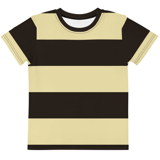 Black Gold Stripes - Inspired By Taylor Swift - Sustainably Made Kids T-shirt