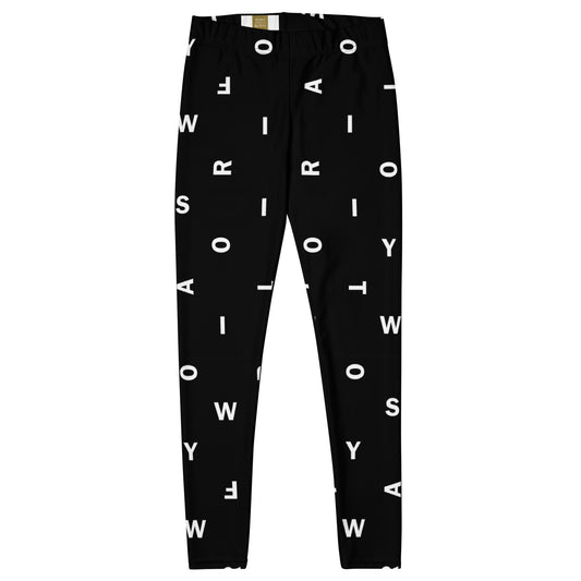 Letter Black - Inspired By Taylor Swift - Sustainably Made Leggings