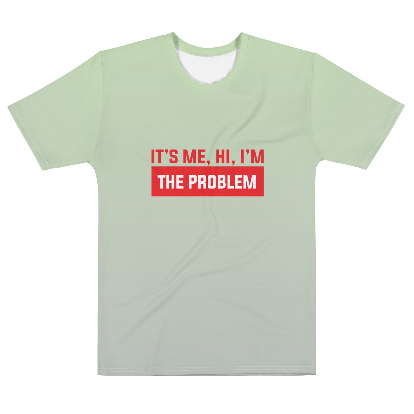 The Problem | Gradient Mint - Inspired By Taylor Swift - Sustainably Made Men’s Short Sleeve Tee