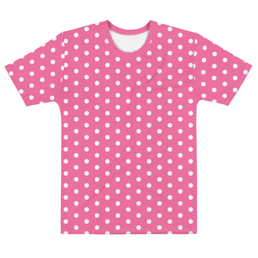 Pink Polkadot - Inspired By Harry Styles - Sustainably Made Men’s Short Sleeve Tee