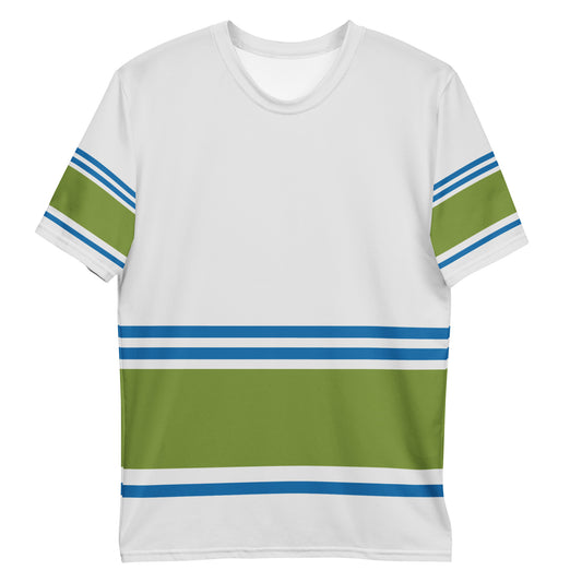 Down stripes - Inspired By Zendaya - Sustainably Made Men’s Short Sleeve Tee