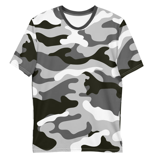 Grey Camo - Inspired By Zendaya - Sustainably Made Men’s Short Sleeve Tee