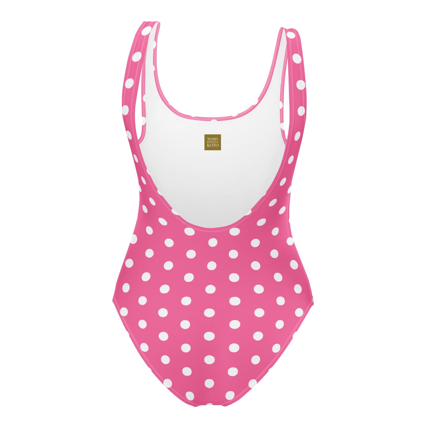 Pink Polkadot - Inspired By Harry Styles - Sustainably Made One-Piece Swimsuit