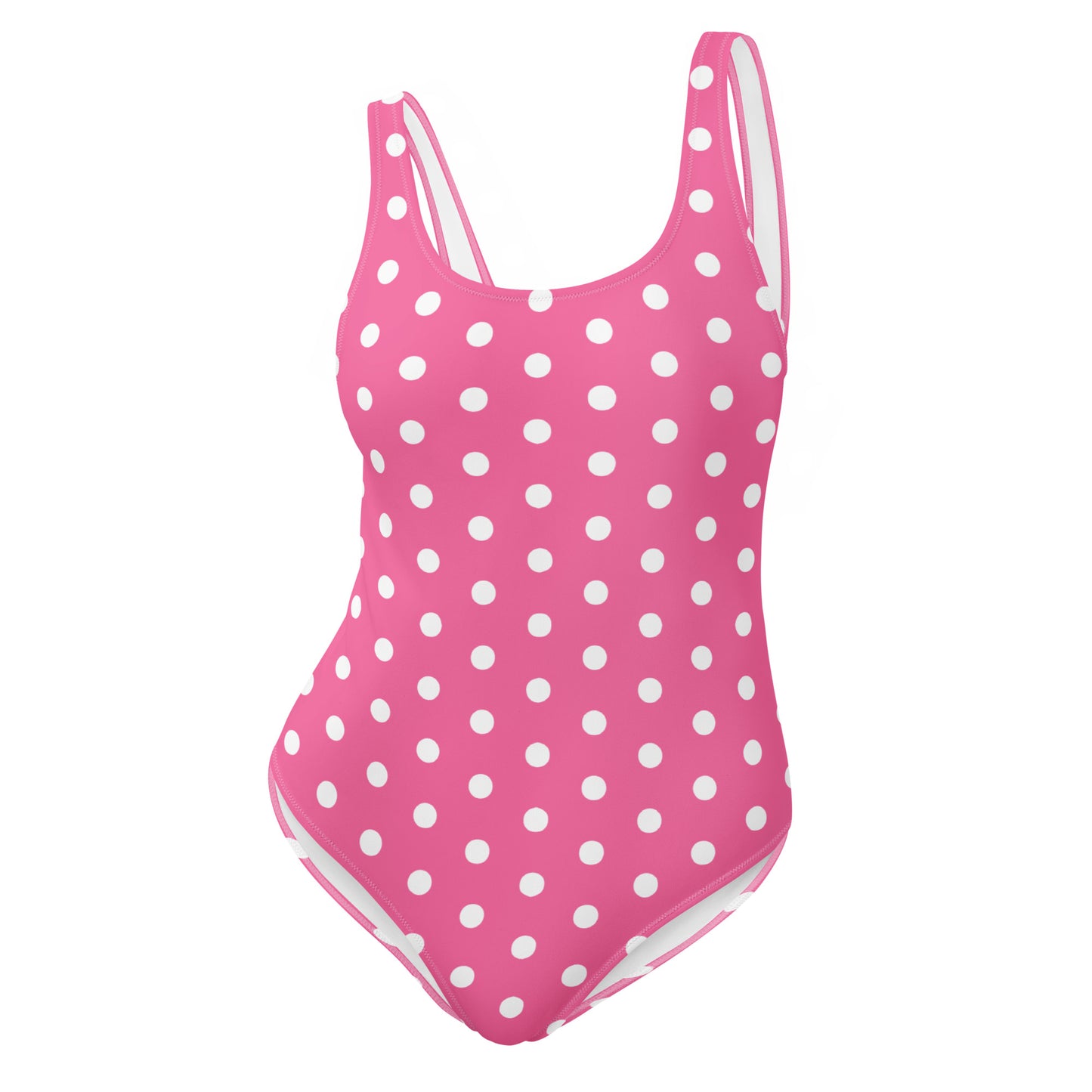 Pink Polkadot - Inspired By Harry Styles - Sustainably Made One-Piece Swimsuit