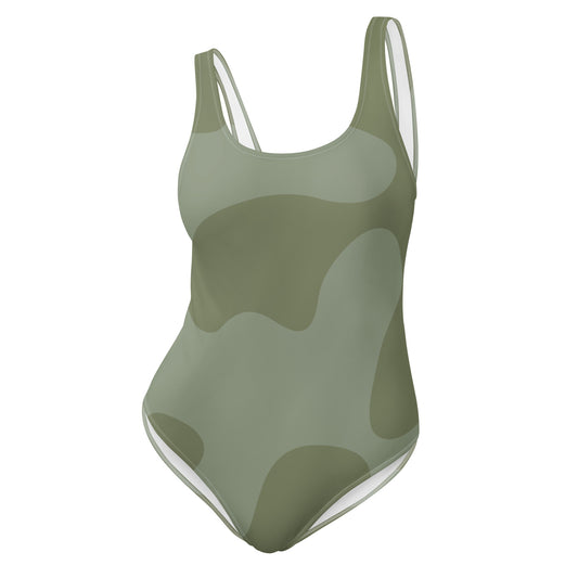 Army Look - Inspired By Zendaya - Sustainably Made One-Piece Swimsuit