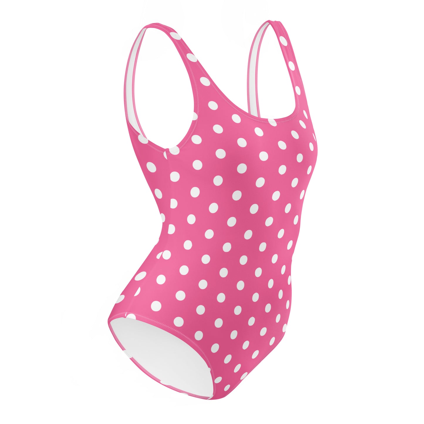 Pink Polkadot - Inspired By Harry Styles - Sustainably Made One-Piece Swimsuit