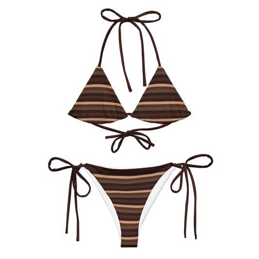 Retro Brown - Inspired By Taylor Swift - Sustainably Made bikini