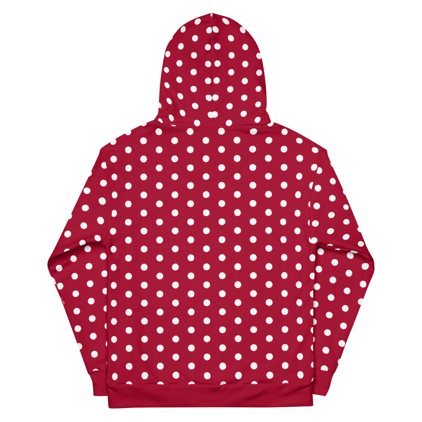 Maroon Polka Dot - Inspired By Taylor Swift - Sustainably Made Unisex Hoodie