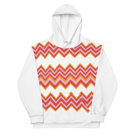 Retro Zigzag - Inspired By Taylor Swift - Sustainably Made Unisex Hoodie