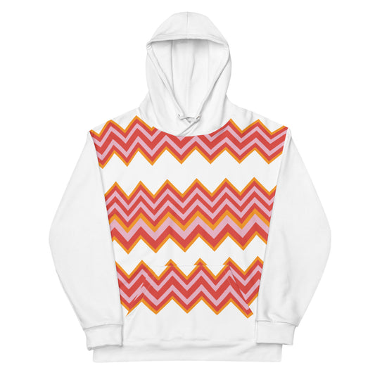 Retro Zigzag - Inspired By Taylor Swift - Sustainably Made Unisex Hoodie