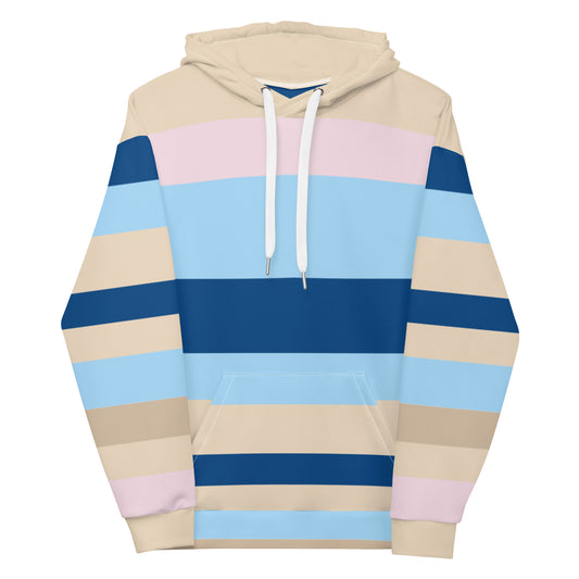 Stripes Multi Color - Inspired By Zendaya - Sustainably Made Unisex Hoodie