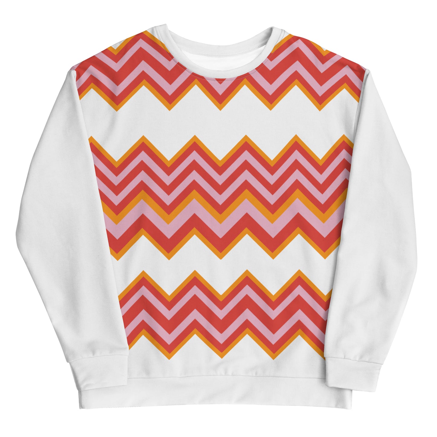 Retro Zigzag - Inspired By Taylor Swift - Sustainably Made Unisex Sweatshirt