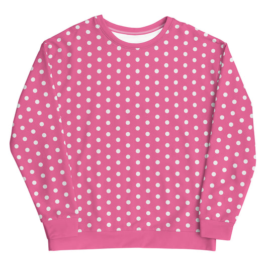 Pink Polkadot - Inspired By Harry Styles - Sustainably Made Unisex Sweatshirt