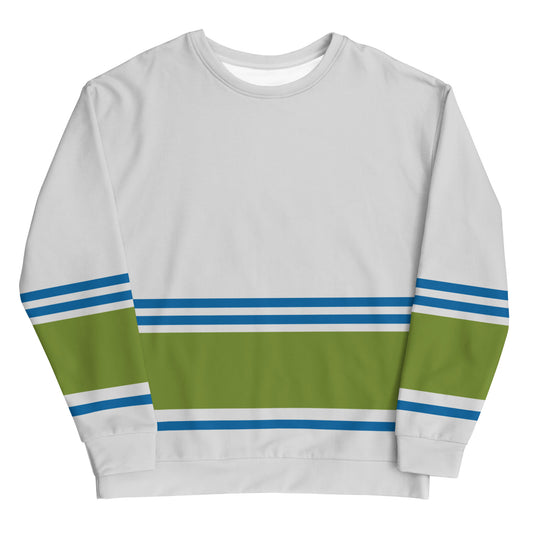 Down stripes - Inspired By Zendaya - Sustainably Made Unisex Sweatshirt