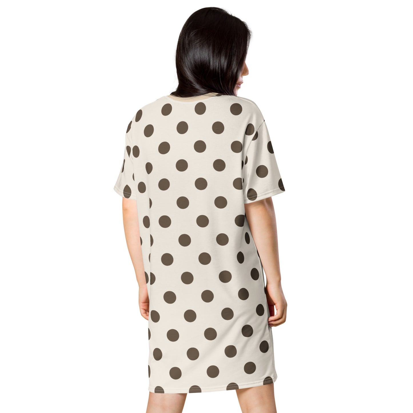 Polkadot - Inspired By Dua Lipa - Sustainably Made T-shirt dress