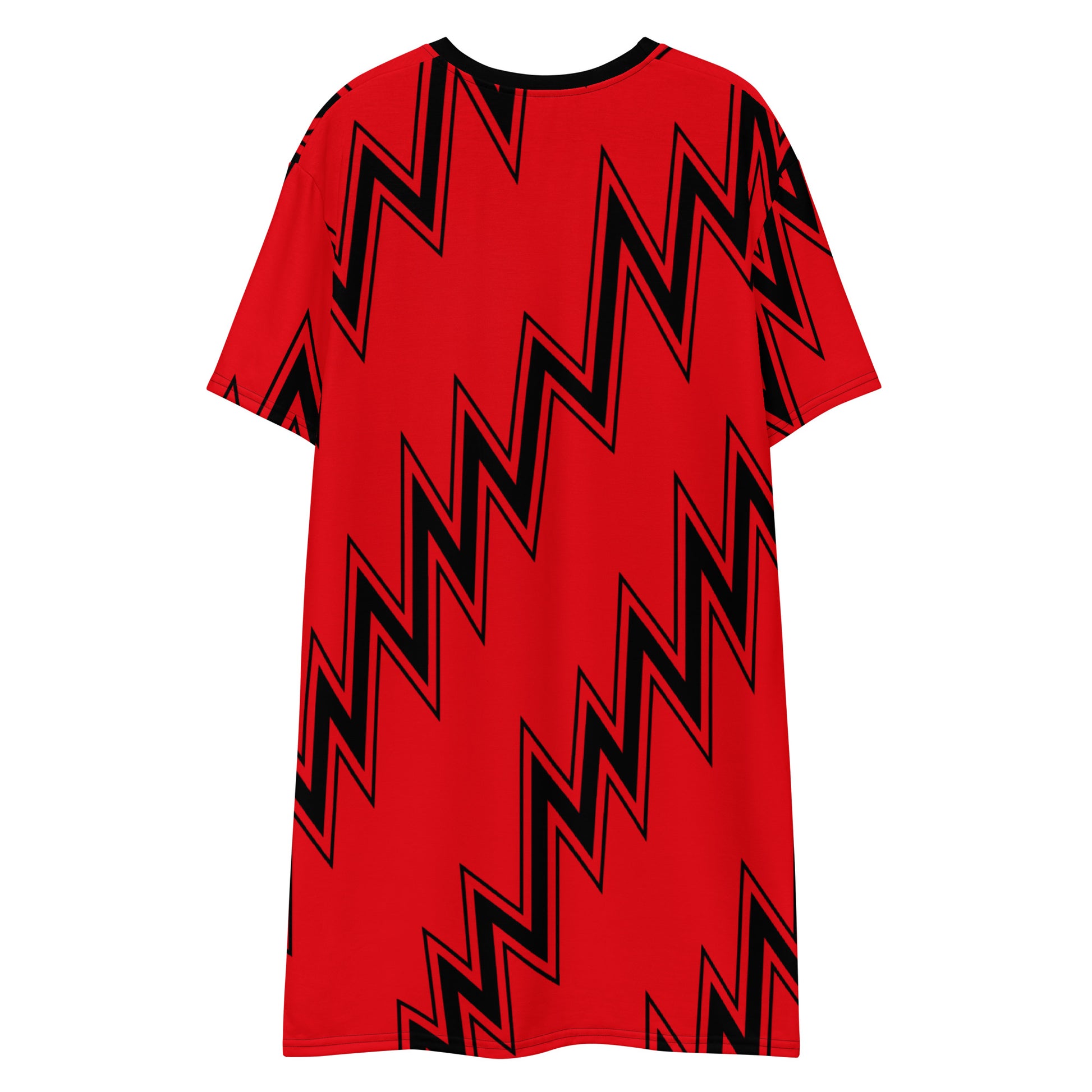 black and red t shirt dress Custom Upcycled T-shirt Dress 1377 Threads