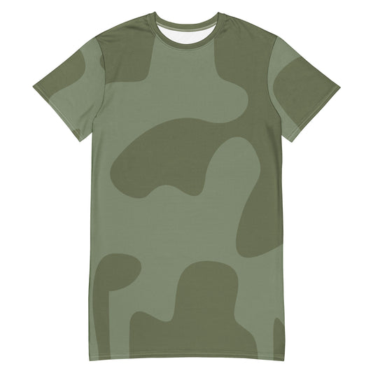 Army Look - Inspired By Zendaya - Sustainably Made T-shirt dress