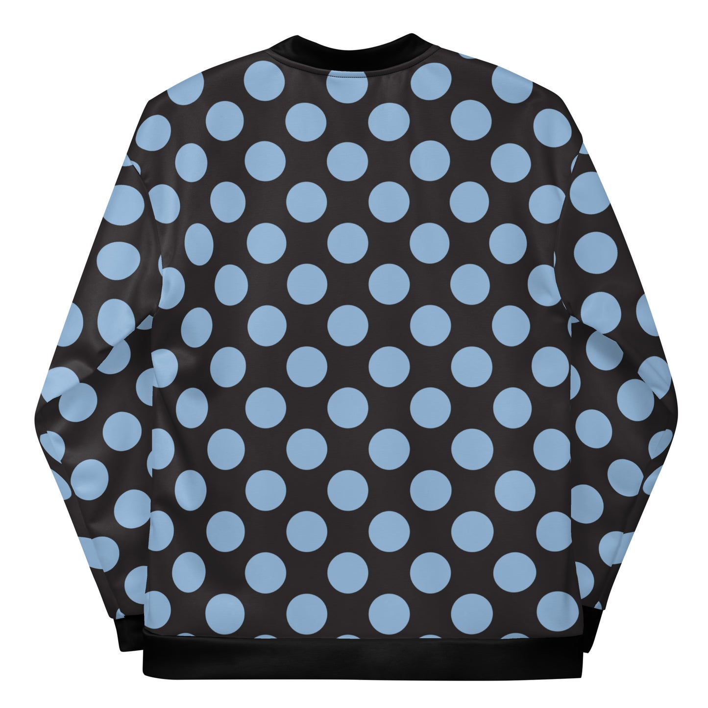 Blue Polkadot - Inspired By Harry Styles - Sustainably Made Unisex Bomber Jacket