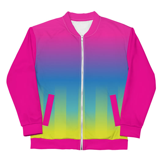 Rainbow - Inspired By Taylor Swift - Sustainably Made Bomber Jacket