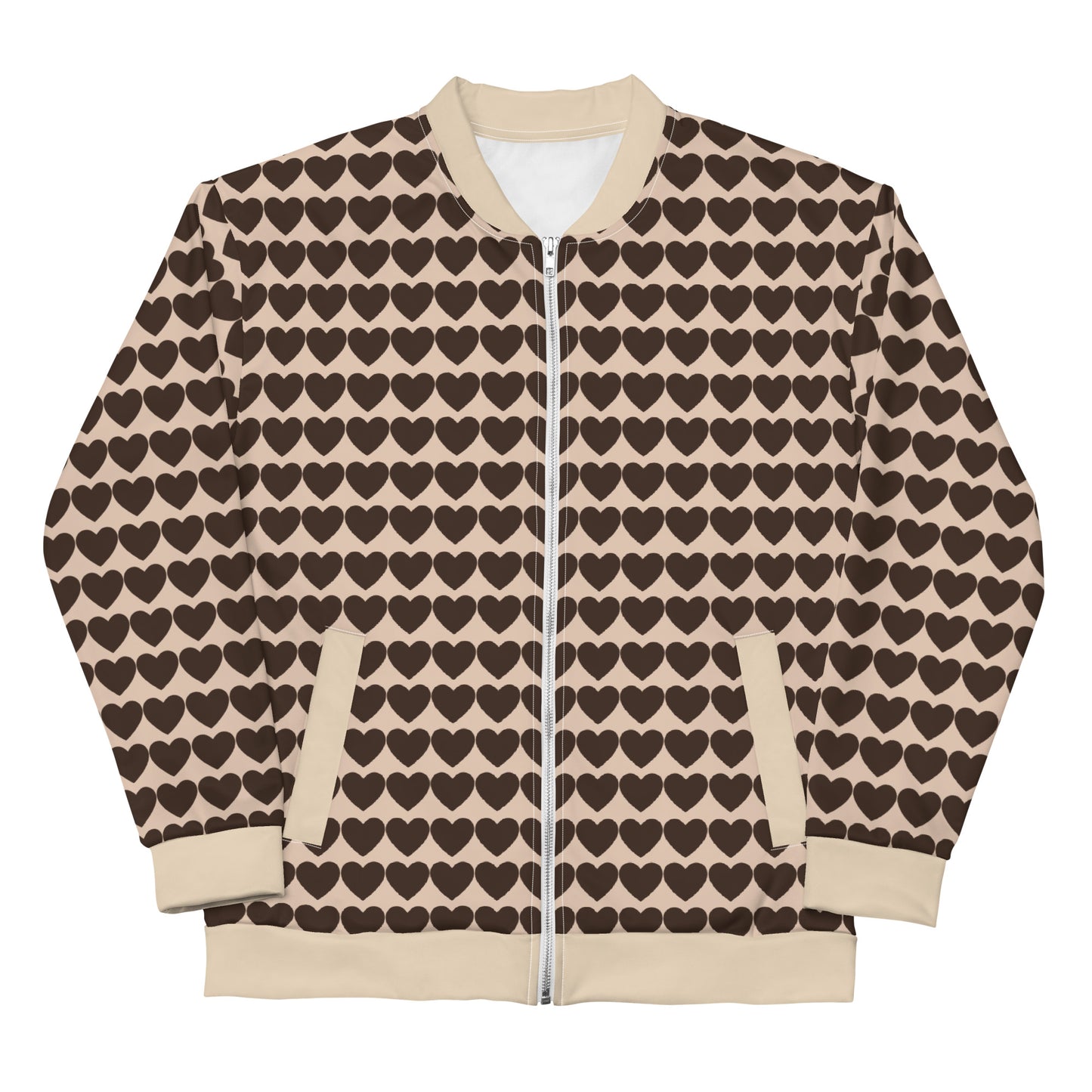 Heart Pattern - Inspired By Harry Styles - Sustainably Made Bomber Jacket
