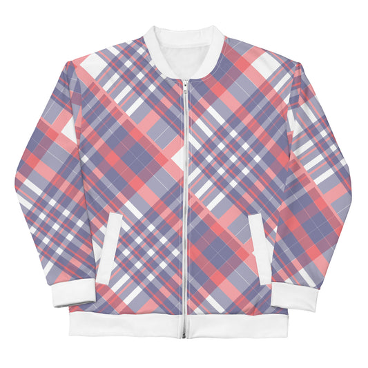 Diagonal Stripes - Inspired By Taylor Swift - Sustainably Made Bomber Jacket